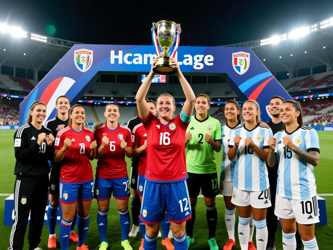 巴拉圭女足联赛末轮，阿根廷队夺冠  第4张