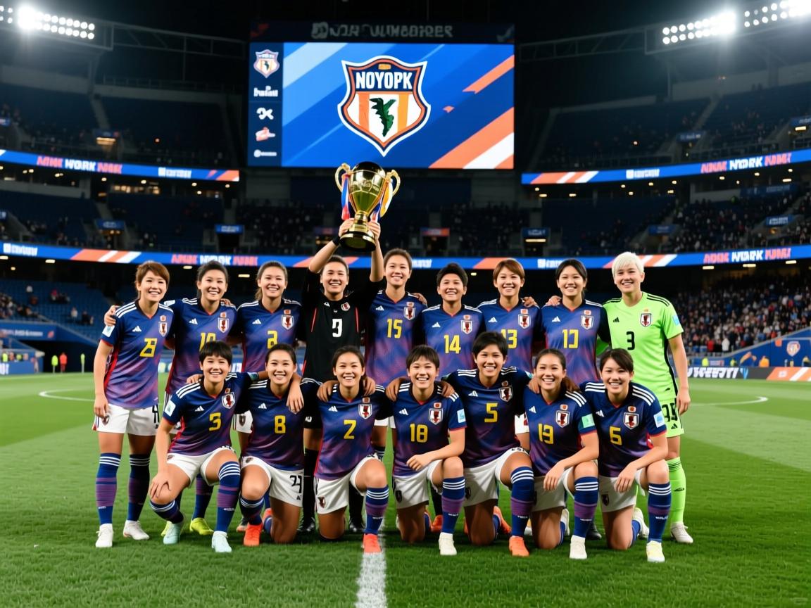 纽约比赛，女足日本队夺冠无悬念  第4张