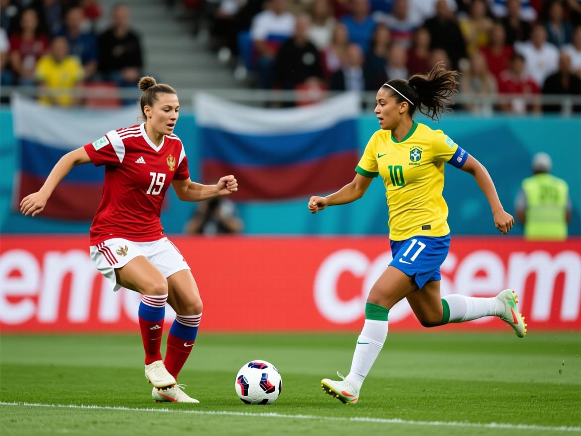 俄罗斯女足赛事精彩对决：巴西队大胜  第1张