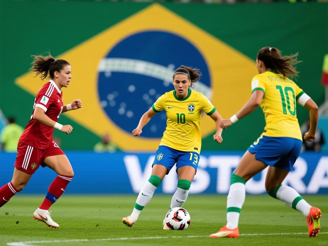 俄罗斯女足赛事精彩对决：巴西队大胜  第4张