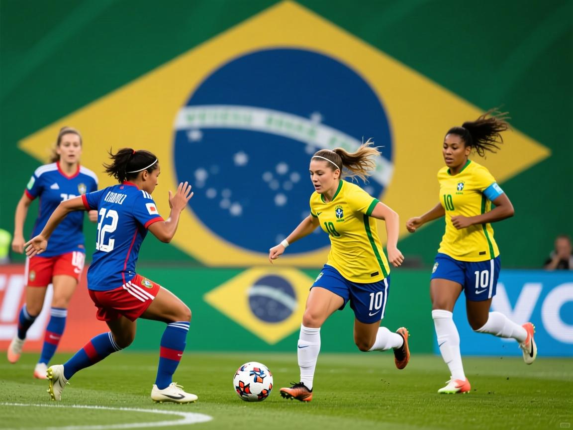 俄罗斯女足赛事精彩对决：巴西队大胜  第1张