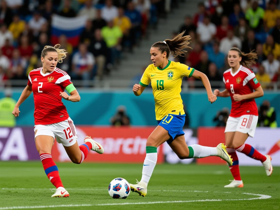 俄罗斯女足赛事精彩对决：巴西队大胜  第2张