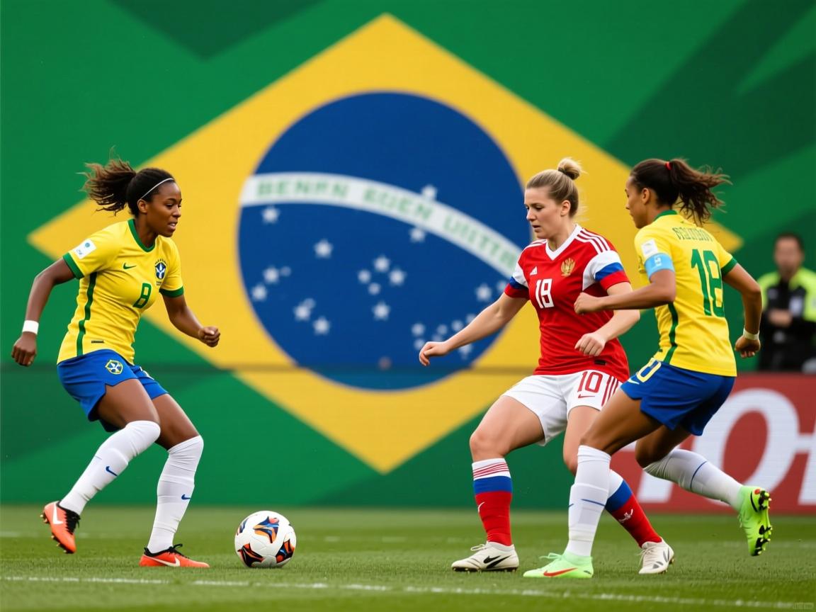 俄罗斯女足赛事精彩对决：巴西队大胜  第2张