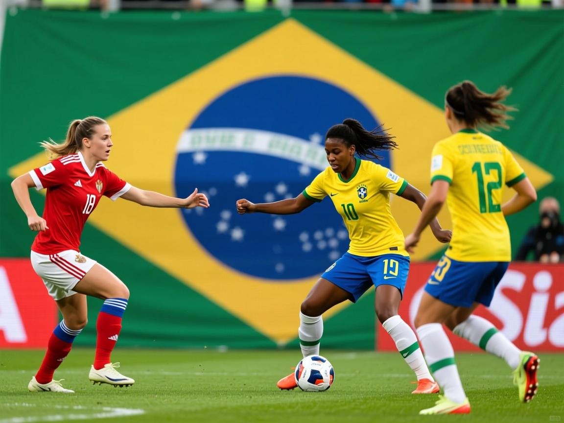 俄罗斯女足赛事精彩对决：巴西队大胜  第3张