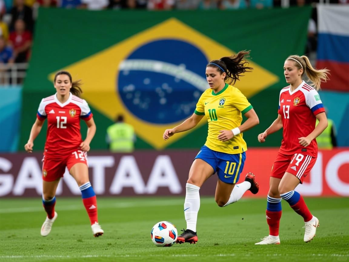 俄罗斯女足赛事精彩对决：巴西队大胜  第4张