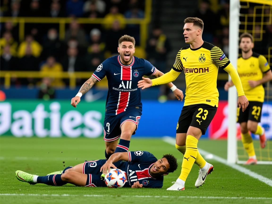 巴黎圣日耳曼惨败多特蒙德，提前出局欧冠！  第2张