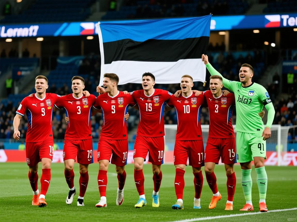 捷克队客场击败爱沙尼亚，赢得胜利  第3张