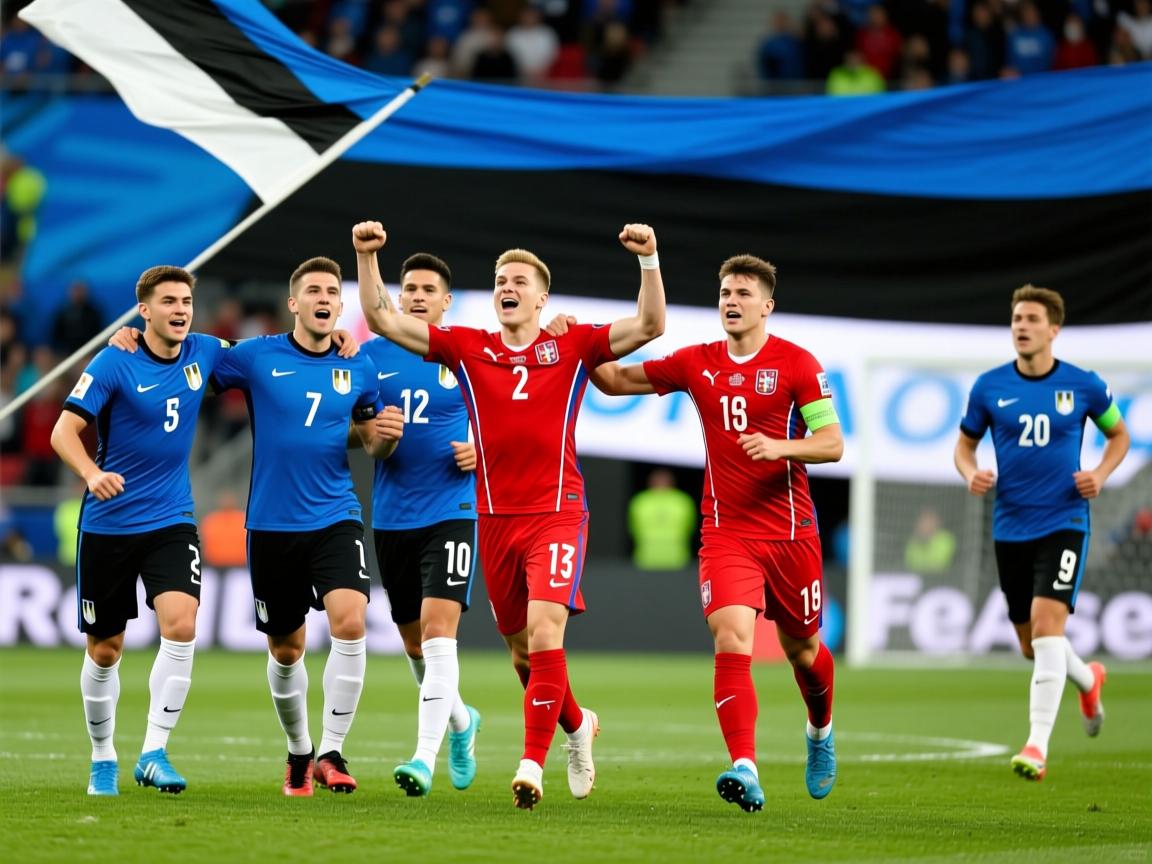 捷克队客场击败爱沙尼亚，赢得胜利  第4张