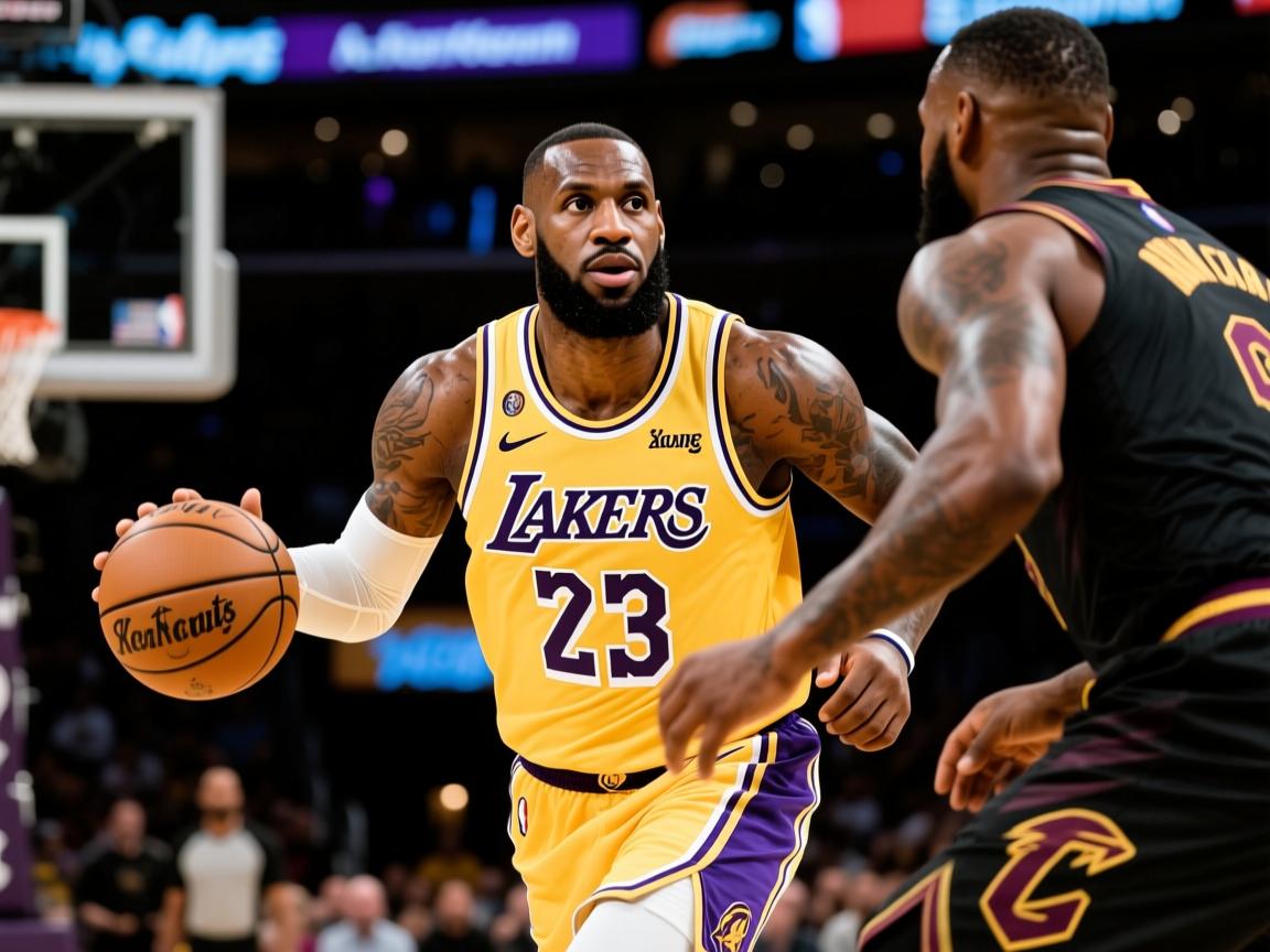 詹姆斯带领湖人轻松击败骑士  第4张