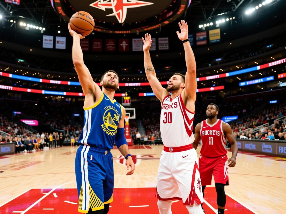 勇士主场大胜火箭，库里砍下30分  第1张