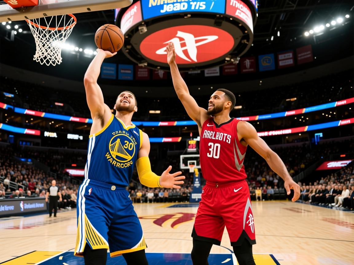 勇士主场大胜火箭，库里砍下30分  第3张