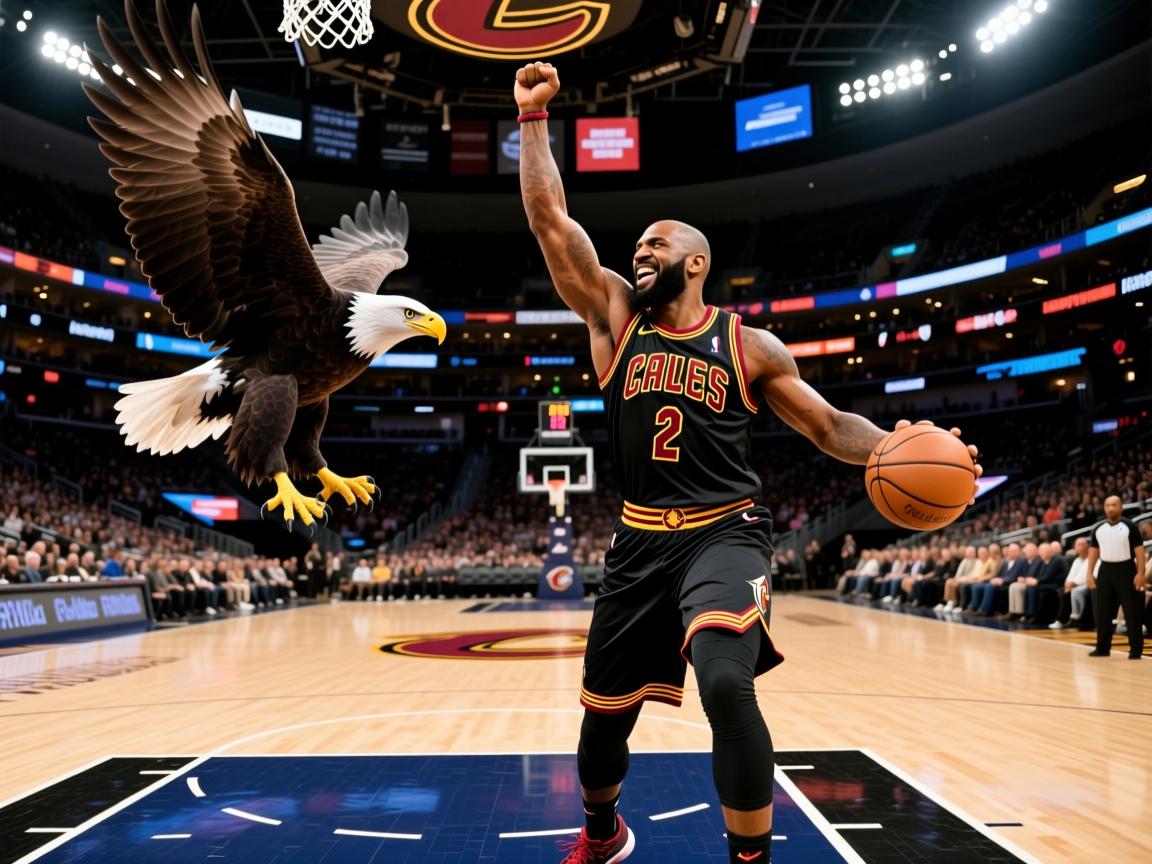 老鹰主场大胜骑士，继续保持好状态  第1张