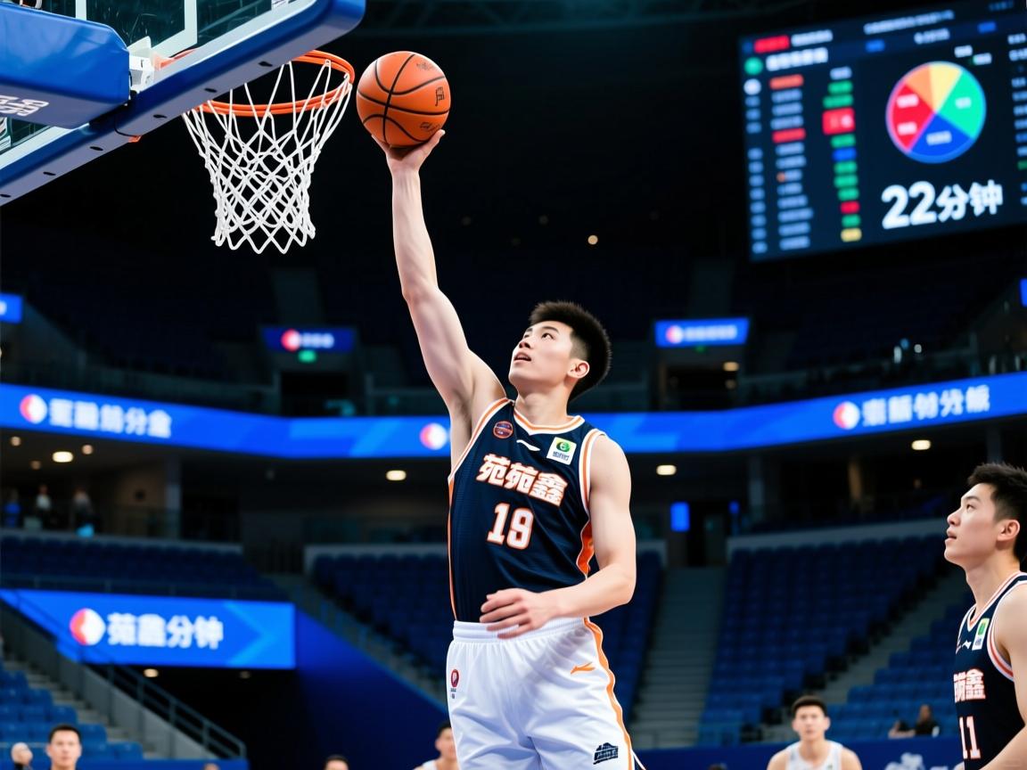 李苑鑫出战22分钟，投篮7中3得到10分9篮板1助攻1抢断1盖帽  第4张